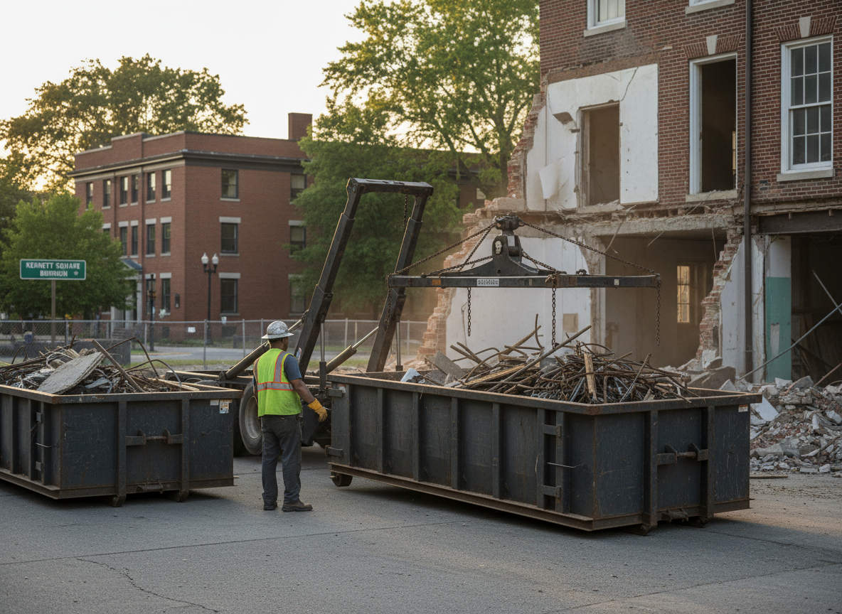 Construction Dumpster Rental in Kennett Square
