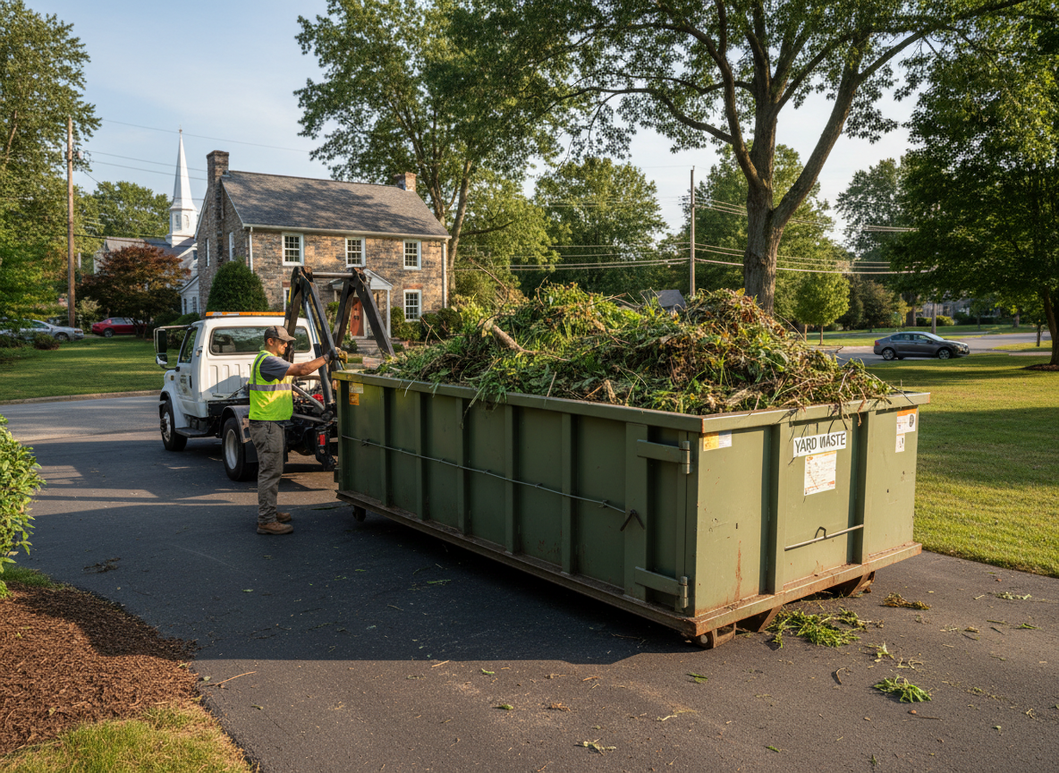 Yard Waste Dumpster Rental in Kennett Square